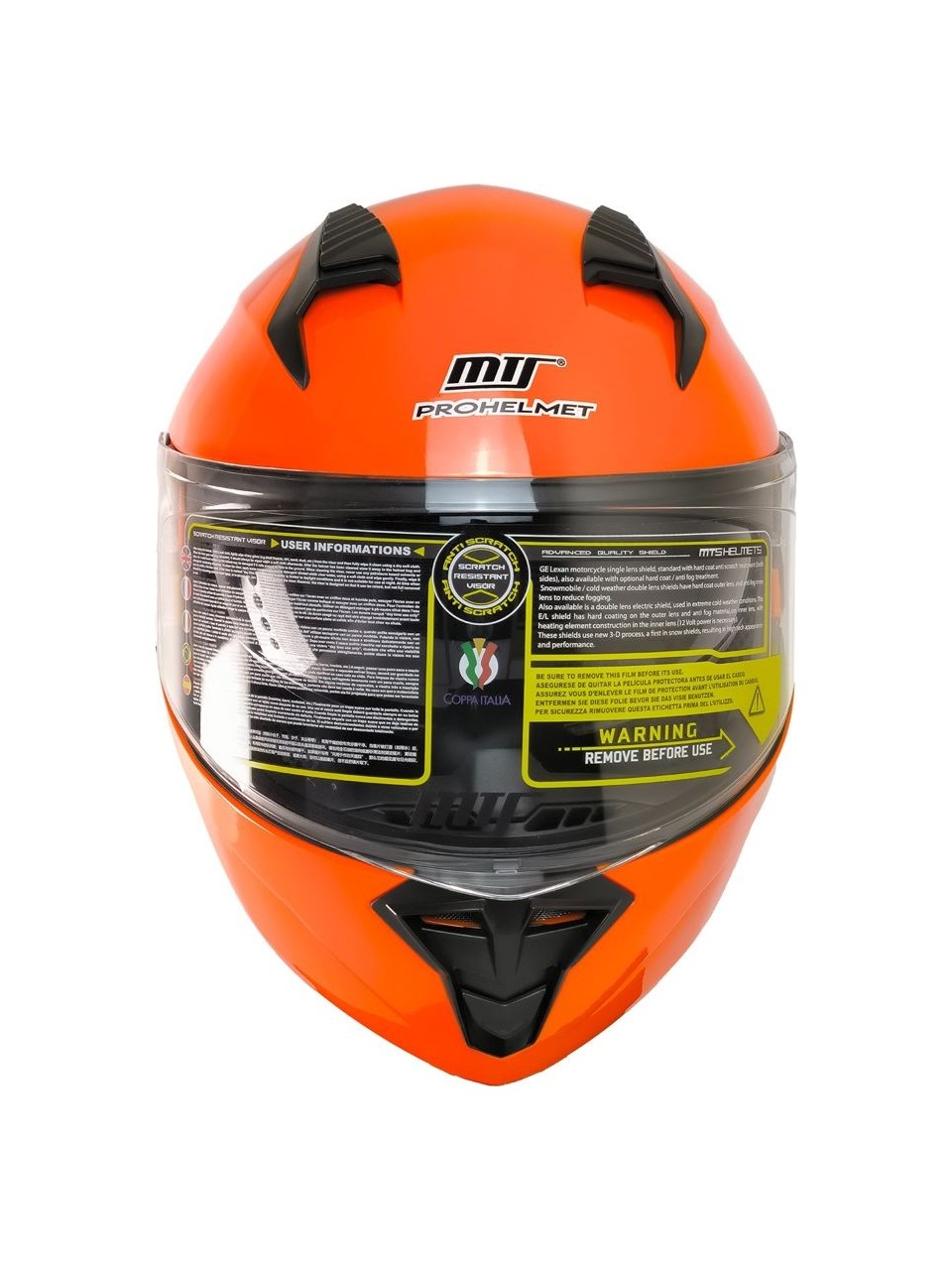 MTS M-966 V2 FC5 ORANGE ÇENE AÇILIR KASK